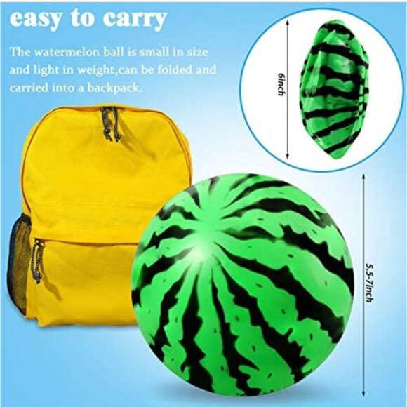 Watermelon Inflatable Bouncing Ball - Picture 5 of 6